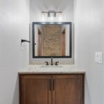 673 Black Earth Powder Room Vanity