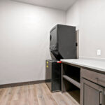 6067 Governors Woods Laundry. Stackable Washer & Dryer.