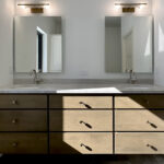 N3101 Right of Way Road Owners Bathroom Floating Vanity. Granite Countertops.