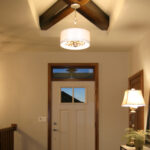 1726 Symphony Heights Foyer Tray Ceiling Beams X-Pattern