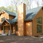 6788 Birch Ln Exterior. White Pine Siding.